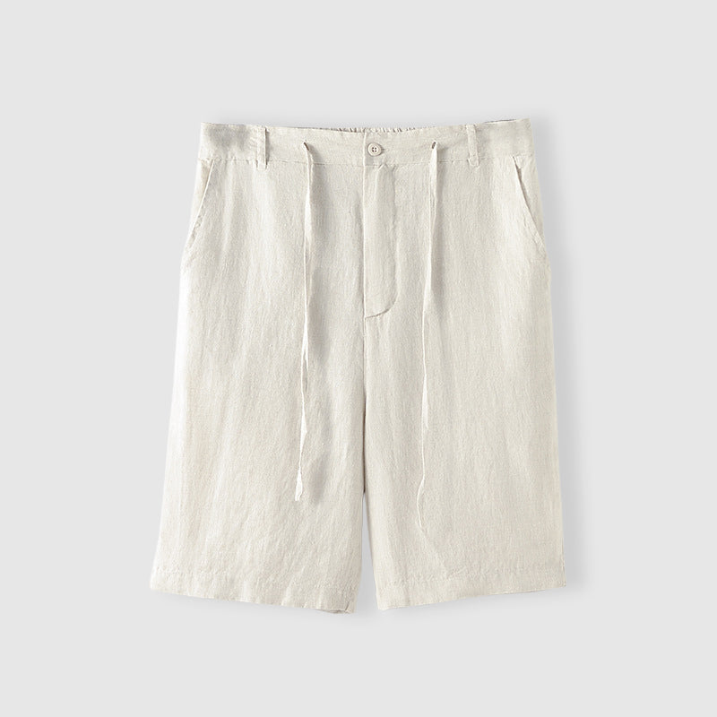 Hoogwaardige linnen shorts