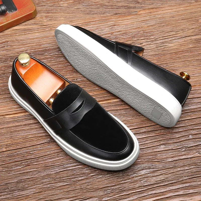 Napels leren Loafers