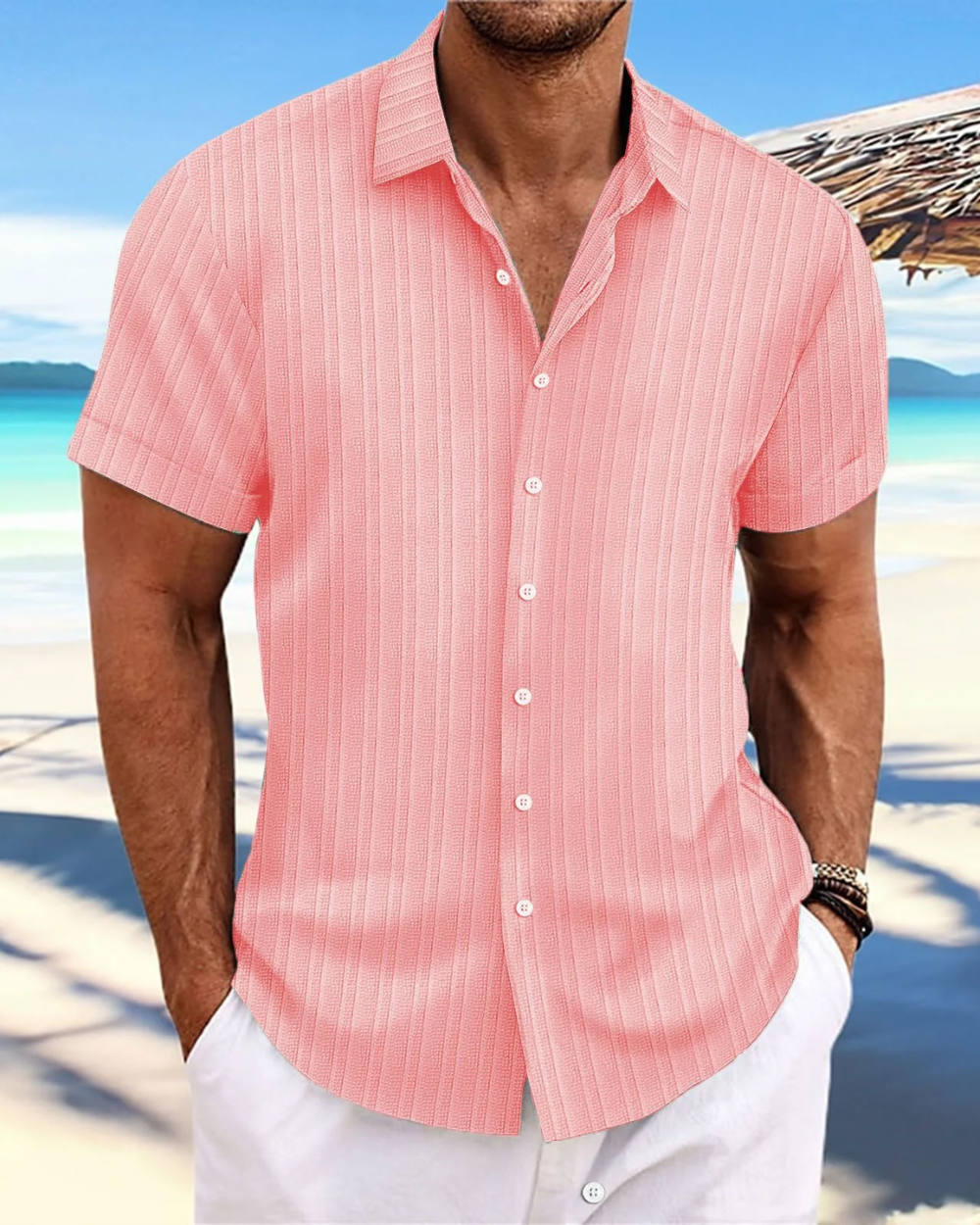 Casual Shirt Met Korte Mouwen