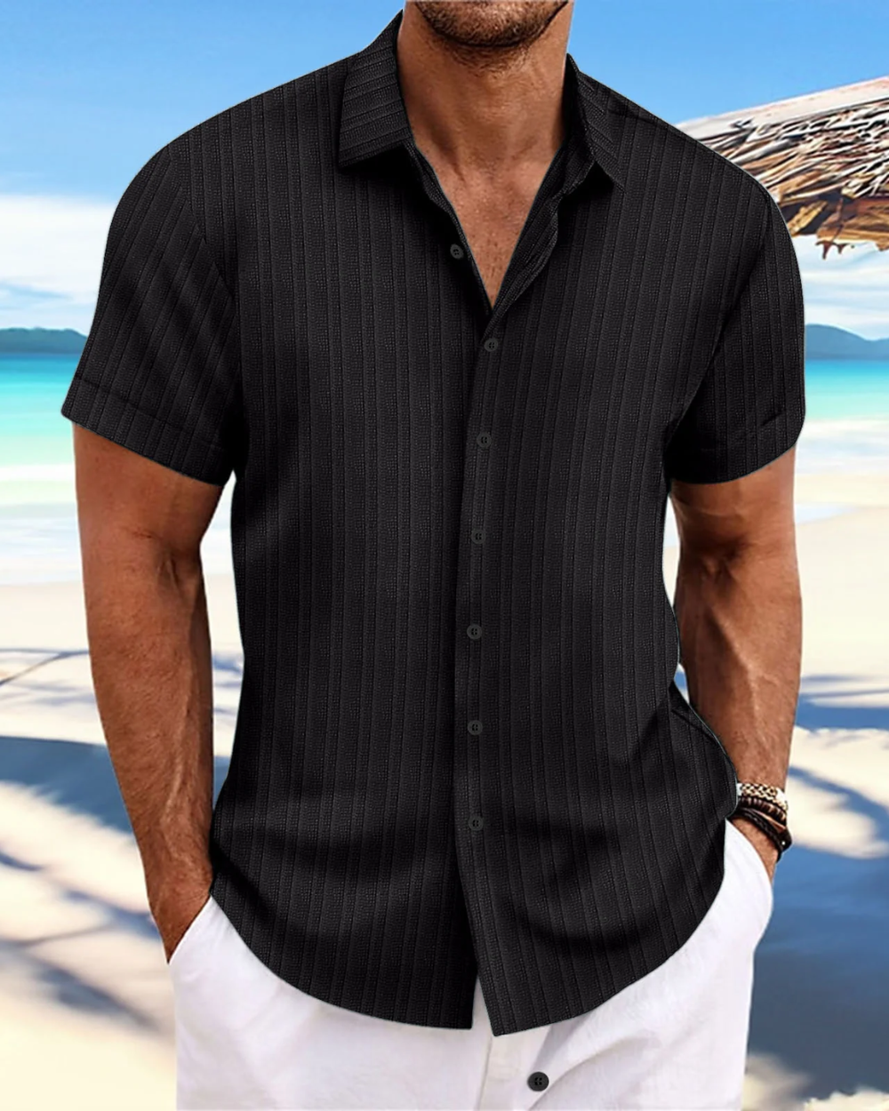 Casual Shirt Met Korte Mouwen