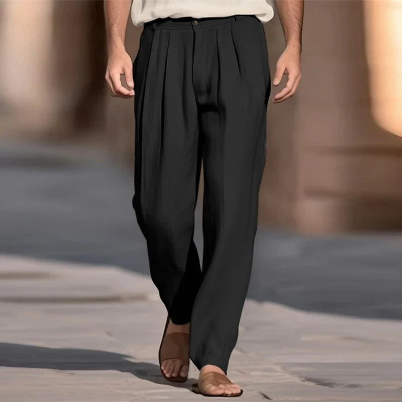 Casual linnen broek